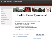 Tablet Screenshot of horlickhigh.com